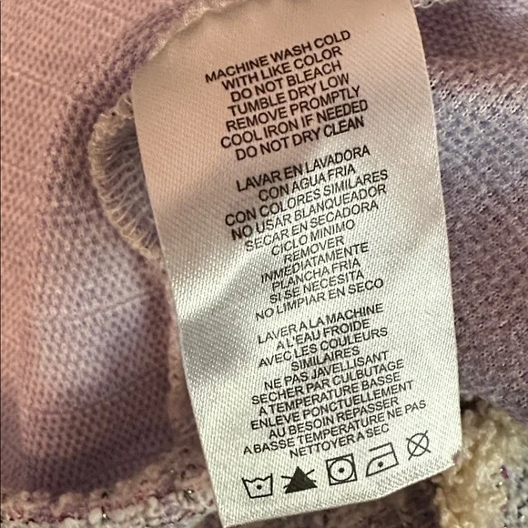 Isaac Mizrahi Boucle Tweed hip pockets lavender Cream short sleeve S Mini Dress - Picture 13 of 14